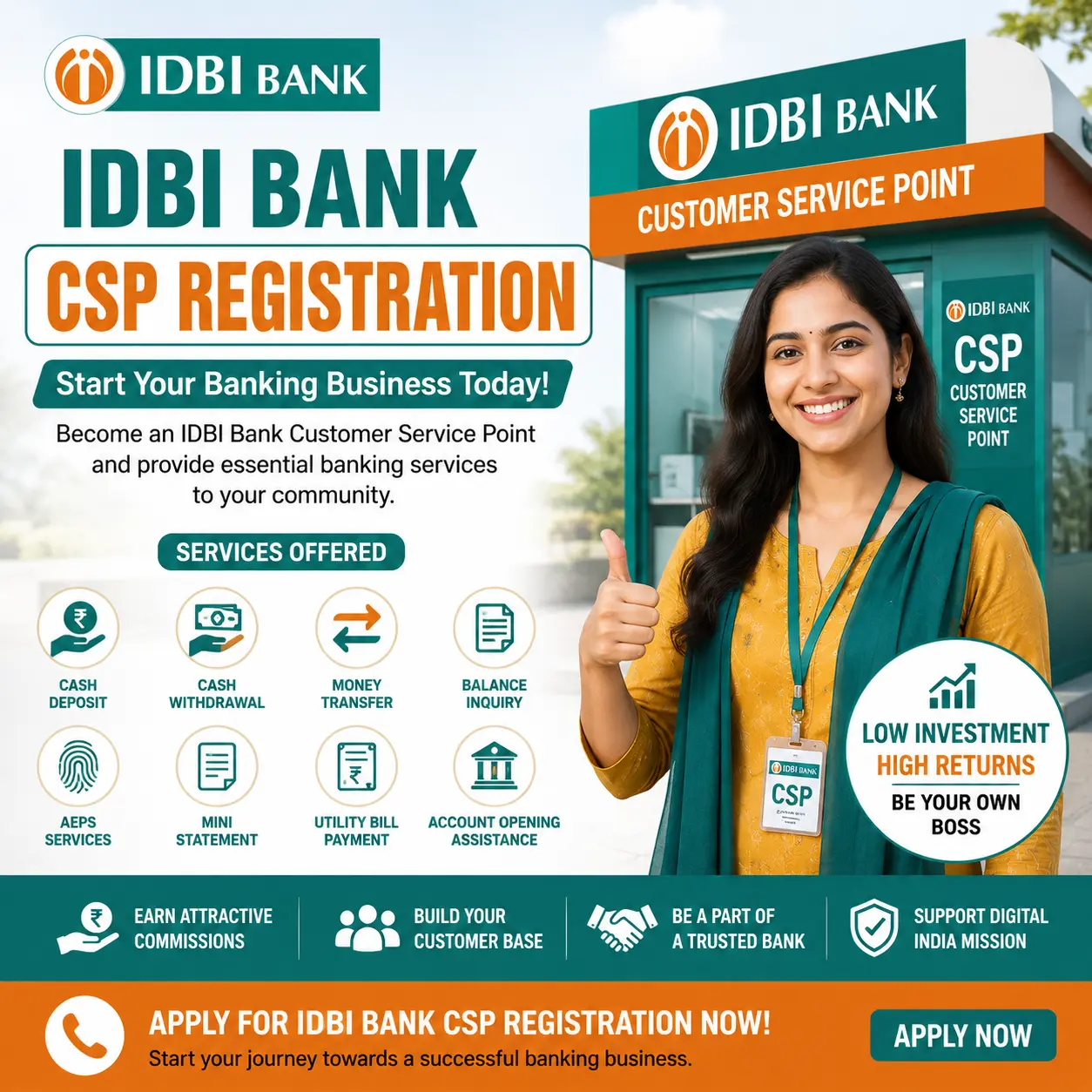 idbi bank csp