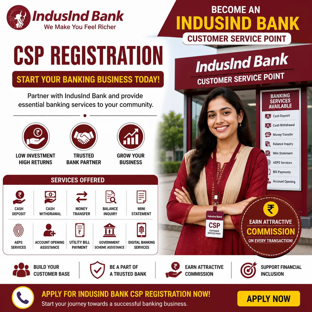 indusland bank csp